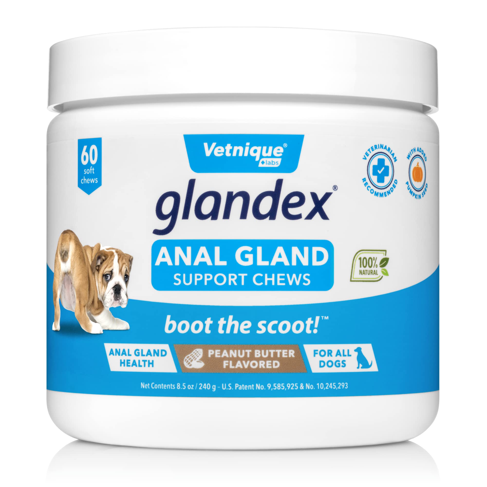 Activebliss Daily All-in-One Superchew 30 Ct and Glandex for Dogs Anal Gland Support Chews 60 Ct Bundle Daily Chewable Canine Multivitamin and Anal Gland Supplement for Dogs