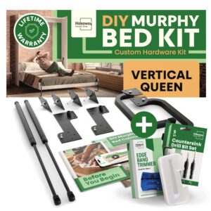 diy murphy bed kit queen | murphy bed hardware kit queen for wall bed, cabinet murphy bed queen kit vertical, vertical murphy bed queen frame, deluxe murphy bed mechanism kit with bonus tools