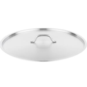 Soro Essentials- Stainless Steel Stock Pot Lid 19-11/16" Diameter x 1-19/64" Height- Fits 80 and 100 qt. Stock Pot Multipurpose Cooking Stock Pot Cover for Boiling Soup Stew Pot Lid Cookware