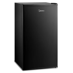 midea merm33s1abb 3.3 cubic feet compact refrigerator, black