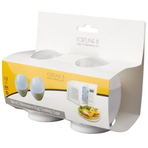 microwave egg cooker - hard boiled egg maker - set of 2