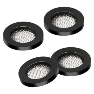 4 pack shower head filter gasket, 3/4" rubber washer for 1/2" fixed shower head/handheld shower hose connector, creates a seal to prevent leakage