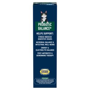 Pet Protect from The Makers of Advantage Vet-Formulated Probiotic Balance+ Cat Supplement | Oral Gel | 15g