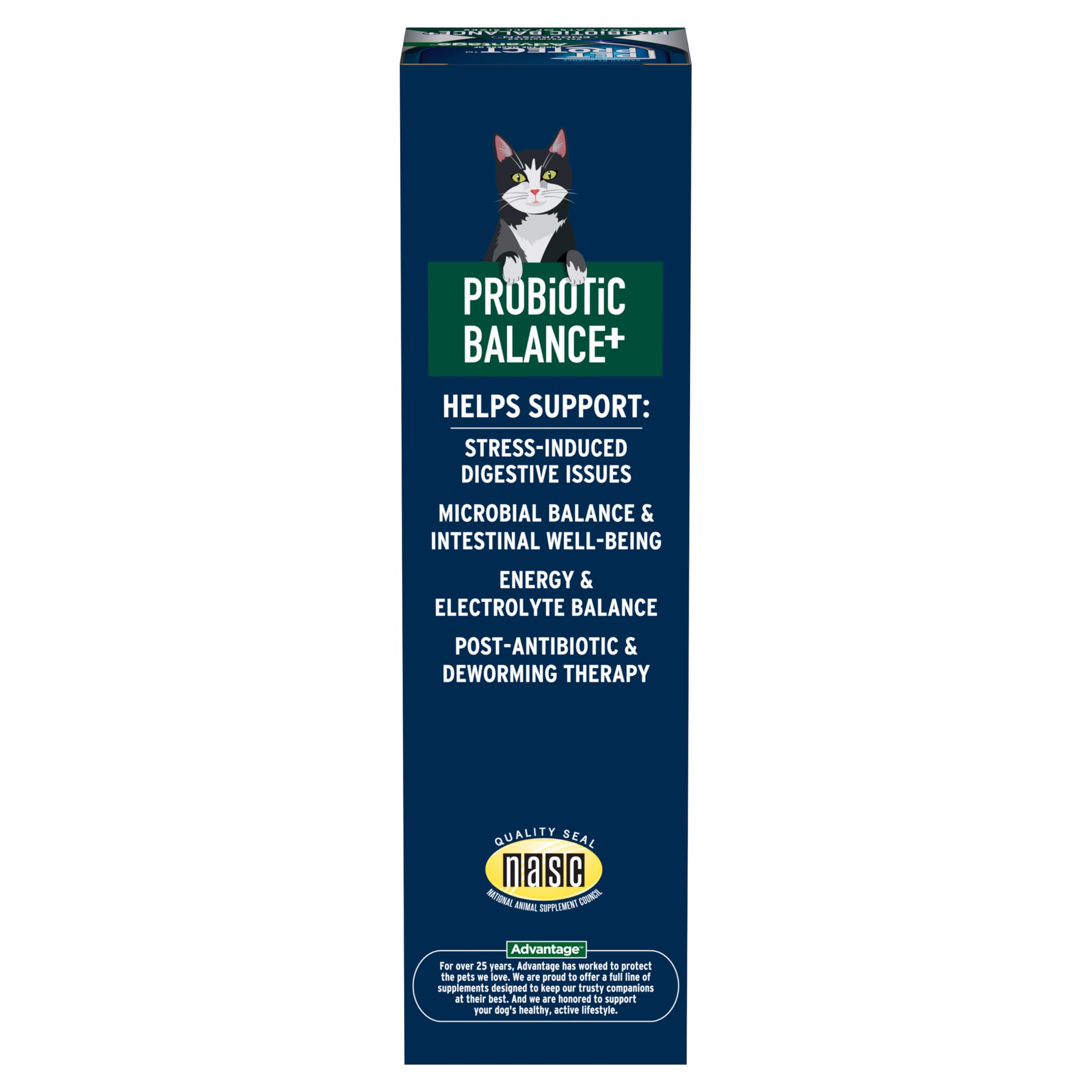 Pet Protect from The Makers of Advantage Vet-Formulated Probiotic Balance+ Cat Supplement | Oral Gel | 15g