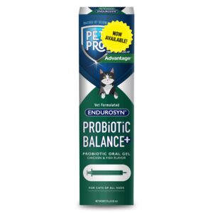 pet protect from the makers of advantage vet-formulated probiotic balance+ cat supplement | oral gel | 15g