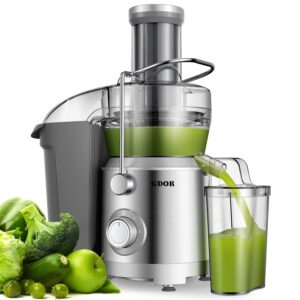 gdor 1300w juicer machines plus with larger 3.2” feed chute, titanium enhanced cut disc centrifugal juice extractor, full copper motor heavy duty, for whole fruits, veggies, dual speeds, bpa-free