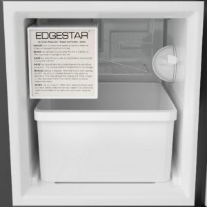 EdgeStar IB121 15 Inch Wide 12 Lbs. Capacity Built-In Ice Maker with 15 Lbs. Daily Ice Production - Stainless Steel