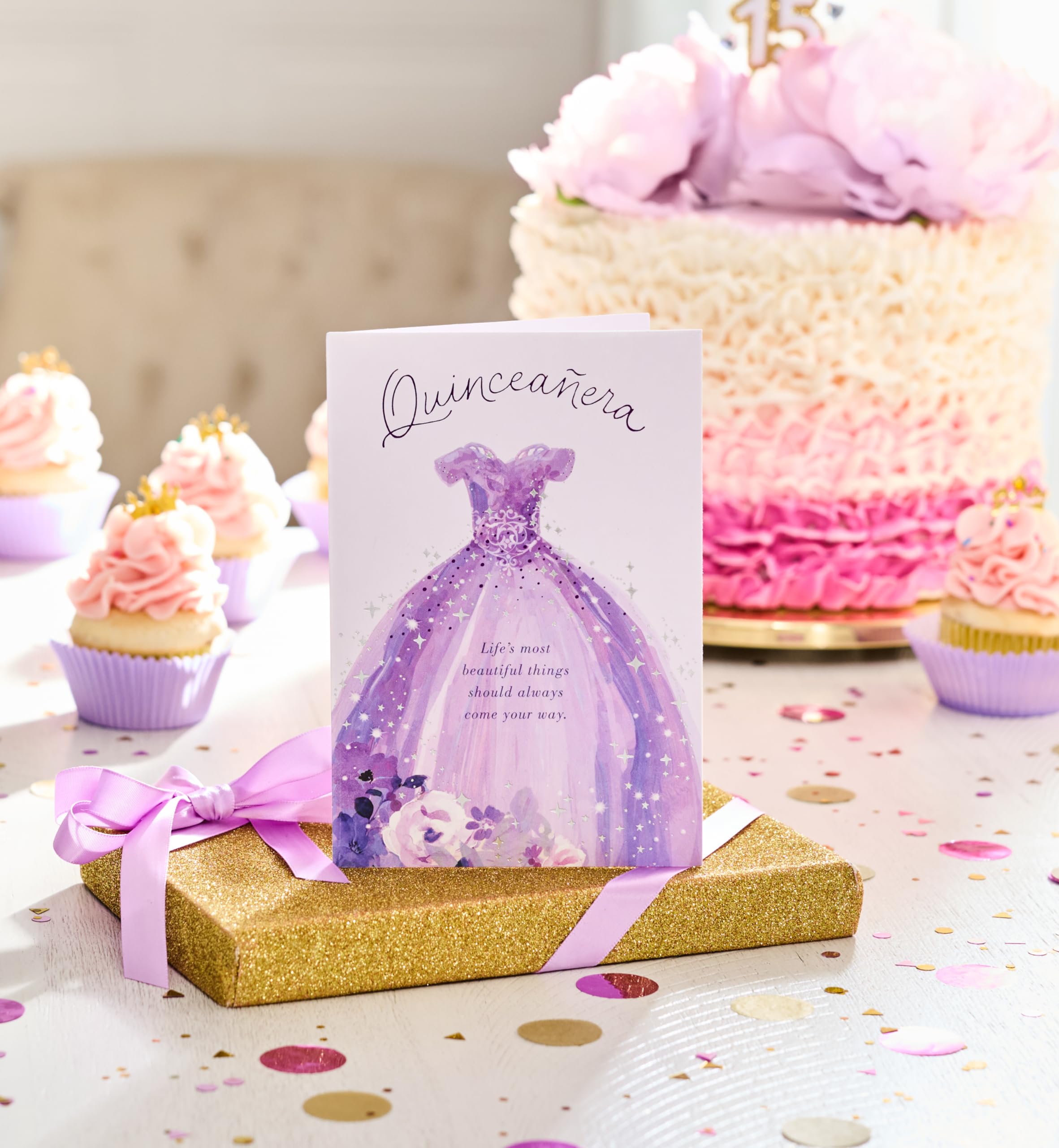 American Greetings Quinceañera Card (Most Beautiful Things)