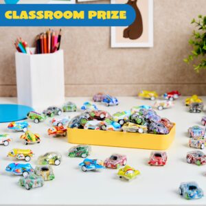 JOYIN 100 Pcs Mini Pull Back Cars Set, Toy Cars for Kids 4-8, Bulk Party Favors, Treasure Box Prizes, Classroom Rewards, Pinata Stuffers, Goodie Bags Stuffers for Boys and Girls