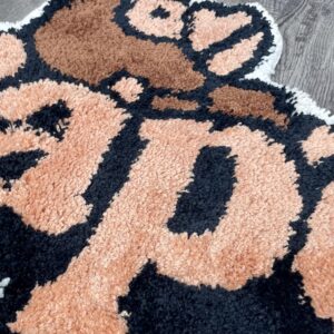 LUXAPE Bape Rug - Handmade & Premium- 32in W * 24in L (80 * 60cm) - Hypebeast Rug - Hypebeast Rug Decor - Living Room, Bedroom, Children Room, Door mat - A Bathing APE - Luxape Rug