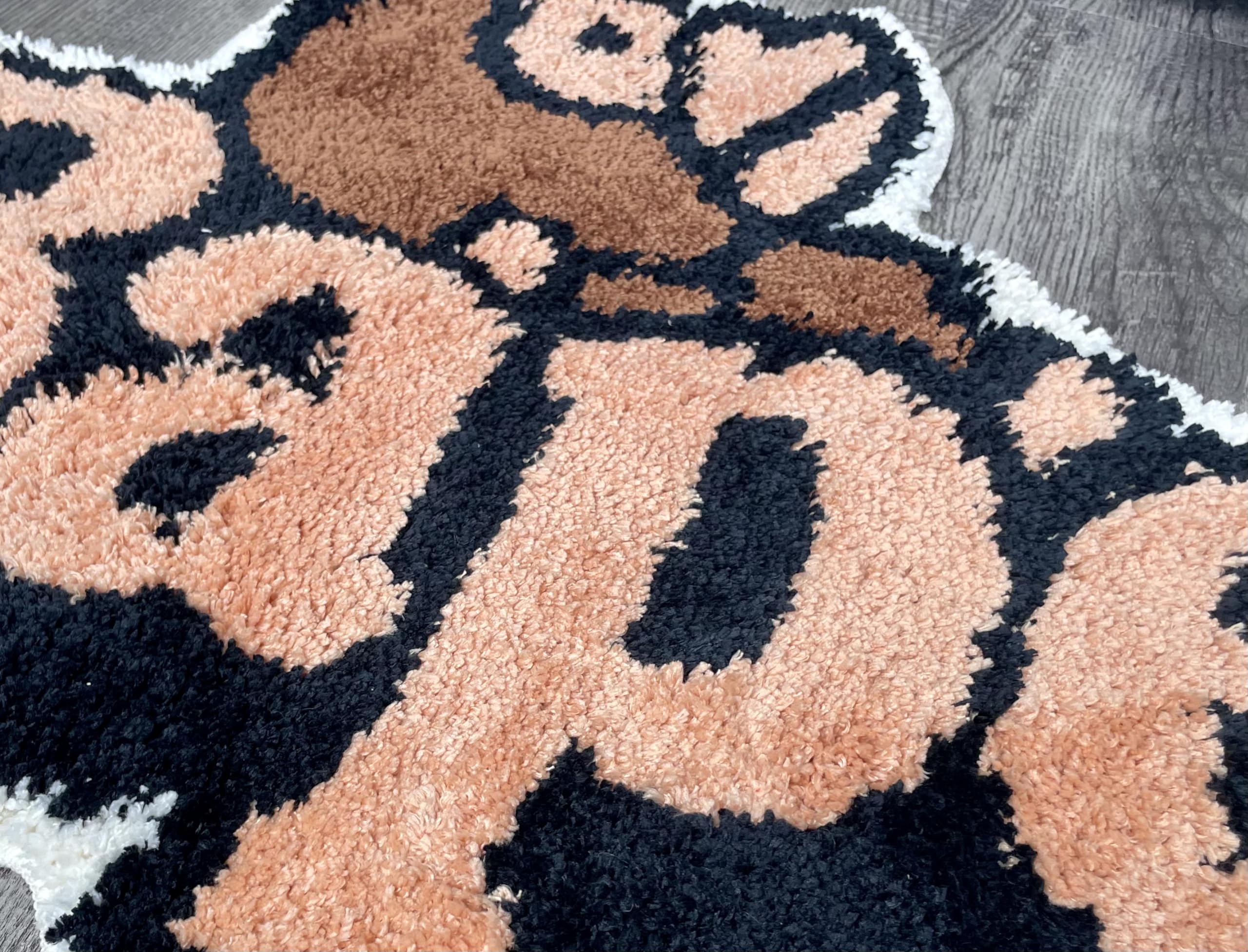 LUXAPE Bape Rug - Handmade & Premium- 32in W * 24in L (80 * 60cm) - Hypebeast Rug - Hypebeast Rug Decor - Living Room, Bedroom, Children Room, Door mat - A Bathing APE - Luxape Rug