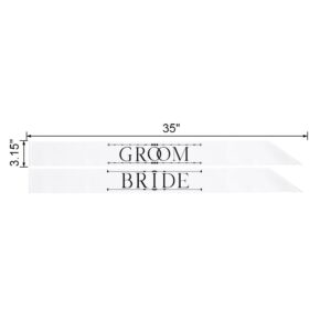 Party to Be Bride & Groom Sashes Set (Set A)