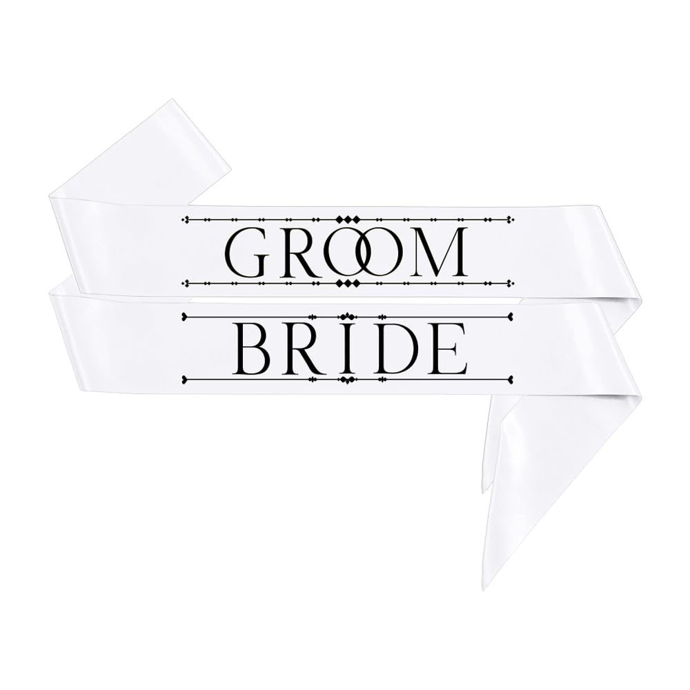 Party to Be Bride & Groom Sashes Set (Set A)