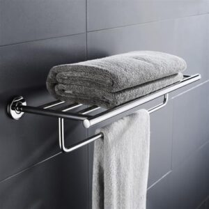 Fixtures,Wall-Mounted Bathroom Rack Accessory,Bathroom Hardware,Ideal for Use in Bedrooms, Bathroom, Kitchen, Laundry Room, (Color : 12)