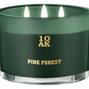 1OAK Pine Candle - 3 Wick Candle (12.4oz) - Pine Scented Candles - Large Soy Wax Scented Candle - Luxury Candles for Home - Triple Wick Candle - Housewarming Gift for Women and Men