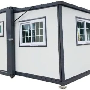 Insulated Expandable | Prefabricated House | 20ft x 40ft | Modern Villa | Big Living Rooms | Sound Proof | Water Proof | Rust Free | Earthquake Proof | Hurricane Proof | Personal | Office Site, White