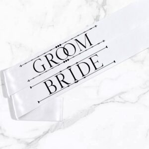 Party to Be Bride & Groom Sashes Set (Set A)