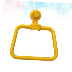 Amosfun Vacuum Cup Towel Rack Towel Rack for Kitchen Towel Holder for Kitchen Rotatable Towel Rack Strong Suction Towel Hanger Multifunction Enamel Plates Camping Suction Cup Towel Hanger