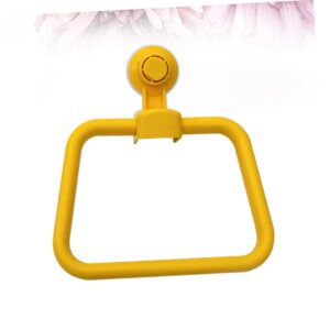 Amosfun Vacuum Cup Towel Rack Towel Rack for Kitchen Towel Holder for Kitchen Rotatable Towel Rack Strong Suction Towel Hanger Multifunction Enamel Plates Camping Suction Cup Towel Hanger