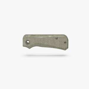 flytanium groove green canvas micarta scales compatible with civivi baby banter knife