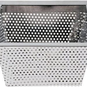 Express KitchQuip Commercial Flood Drain Strainer (Stainless Steel, 10" x 10" x 5")