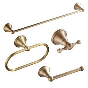 holder bathroom hardware set, bathroom accessories antique copper,wall-mounted bathroom rack accessory set,bathroom hardware set, (color : set)