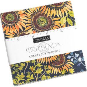 Floribunda Charm Pack by Create Joy Project; 42-5" Precut Fabric Quilt Squares