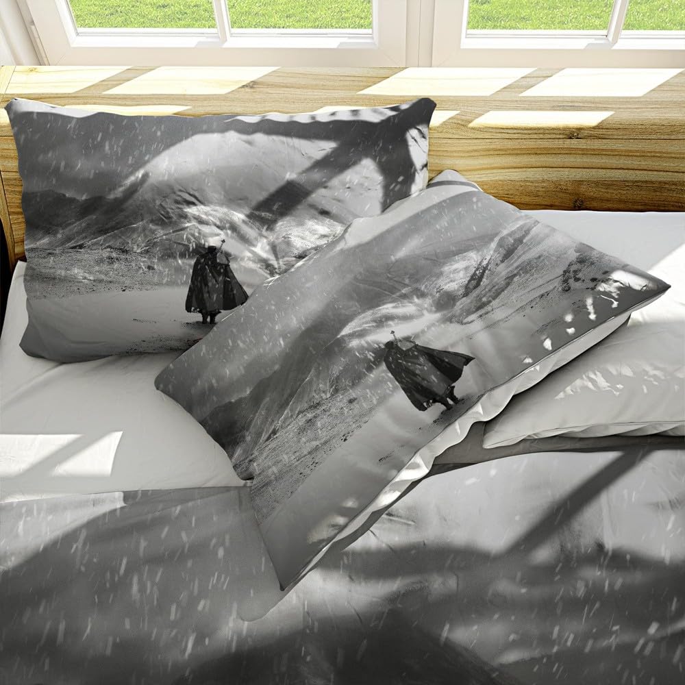 NEWAKI Berserk Guts Anime Duvet Cover Soft 3D Printed Bedding Set with Comforter Cover 3 Piece Set Includes 2 Pillowcases and 1 Duvet Cover Machine Washable (15,Queen (90"x90"))