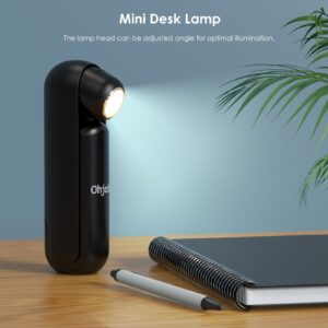 4 IN 1 Portable Handheld Fan,Personal Foldable Pocket Fan with Power Bank, USB Rechargeable Hand Fan with Flashlight,Small Table Fan, Mini Desk Lamp,Birthday Gifts for Men Women Mom Dad (Black)