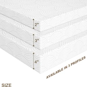 Zenzy 3" Twin Extra Long Firm Memory Foam Mattress Topper, [Removable] [Washable] Cover and [Adjustable] Straps, CertiPUR-US Certified Firm Mattress Topper Twin XL for College Dorm- Beige