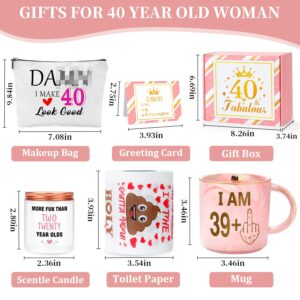 40th Birthday Gifts Women Funny 40 Year Old Birthday Gifts for Women 40th Birthday Gift Ideas Cool Gifts for 40 Year Old Woman Unique 40th Birthday Gifts Happy 40th Birthday Decorations Woman