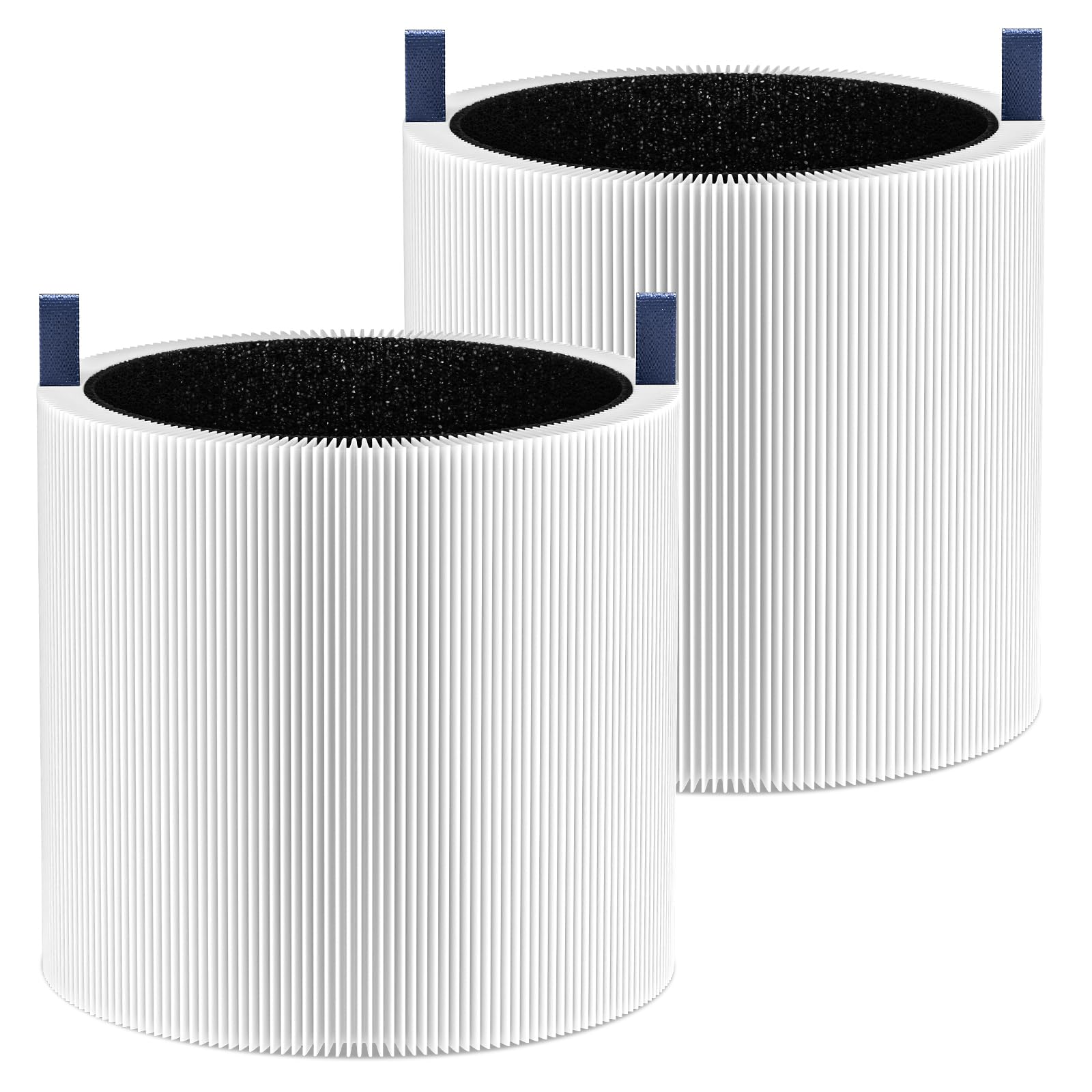 2 Pack Mini Max Air Filter Replacement, Filter Compatible with BLUEAIR Blue Pure Mini Max Air Purifier, True HEPA H13 Filter +Activated Filter