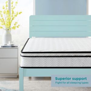 Memory Foam Mattress,10 Inch, Full Size Hybrid Bed Mattress, Medium-Firm Feel, Innerspring Hybrid Mattress, Pressure Relief, Bed in a Box CertiPUR-US Certified