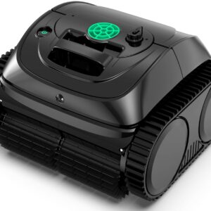 WYBOT C1 Cordless Robotic Pool Cleaners, Powerful Suction, Wall Climb Pool Robot with Intelligent Route Planning, Lasts 150Mins, Ideal for In-Ground Pools Up to 1,614 Sq.ft