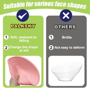 Palksky Large Bowl for Face Ice Bath, Foldable Ice Bath Bowl, Silicone Bowl for Dipping face ice Bath, Ice Bath at Home