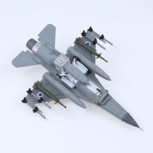 vdakyurm F-16I Storm Israeli Air Force Attack Falcon Fighter Model Planes 1:72 Scale Diecast Military Airplane Models for Collection and Gift