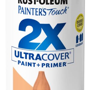 Rust-Oleum 389908- Painter's Touch 2X Ultra Cover Spray Paint, 12 oz, Fuzzy Peach