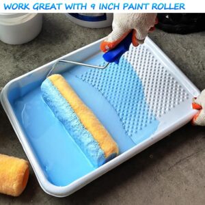 Great Andrew 9-Inch Paint Tray Liner, 21 PCS Plastic Paint Roller Tray Liner Set, Disposable Paint Pan Liners for Painting Projects, Painting Walls, Floors, Home Improvement, DIY Projects