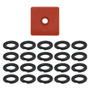 rurbrin 20 sets 1/2" impact wrench retaining rings with o-ring, compatible with electric/pneumatic wrench, including retainer ring anvil install tool