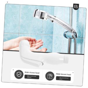 Angoily Abs Shower Head Jet Nozzel Bidet Shower Head Hand Held Shower Heads Commercial Shower Head Bathroom Shower Hand Held Bidet Spray Shower Bidet Small Spray Handheld