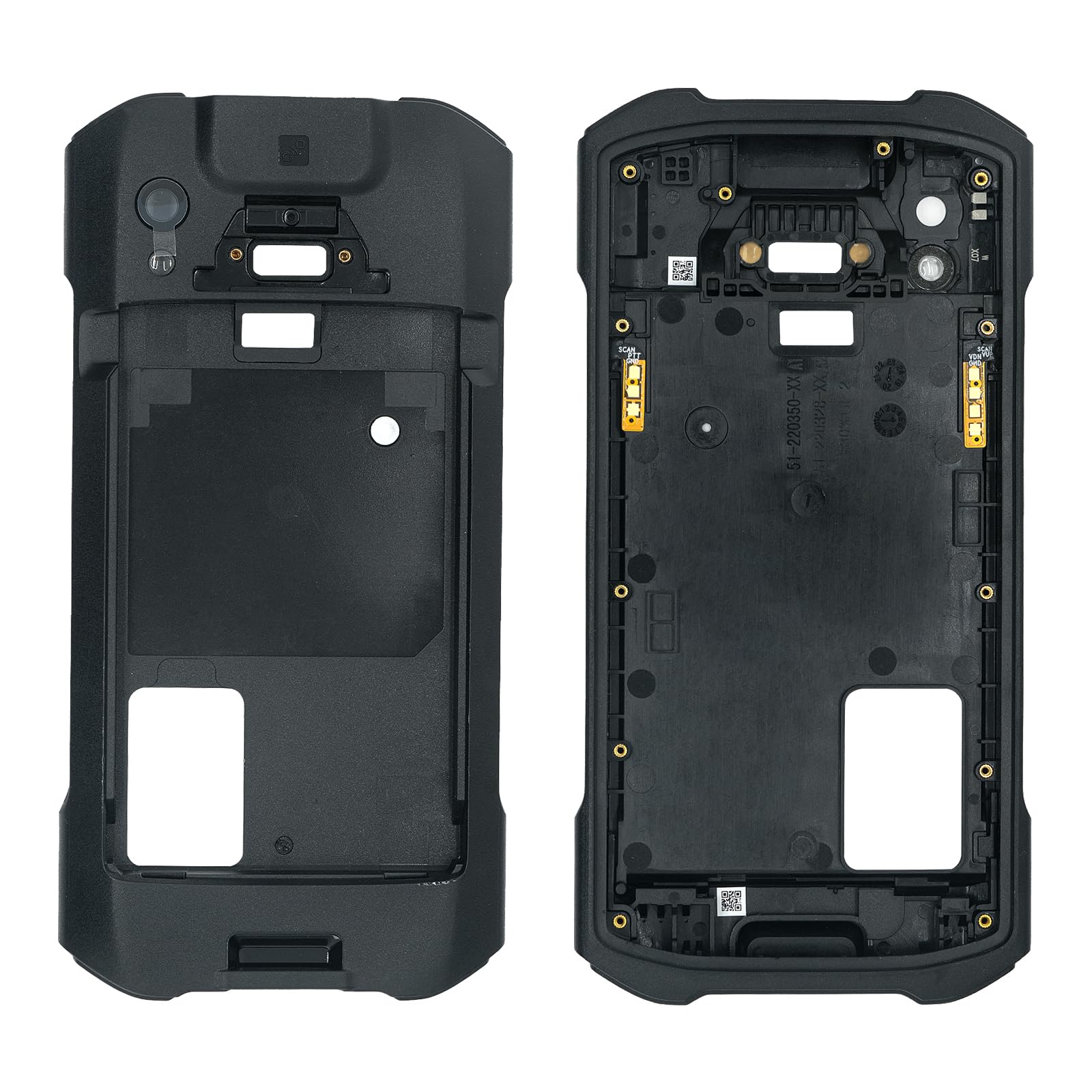 TC21 TC26 Back Cover Replacement for Zebra TC210K TC26AK TC26BK TC26CK TC26DK Handheld Barcode Scanner Mobile Computer, Rugged Case