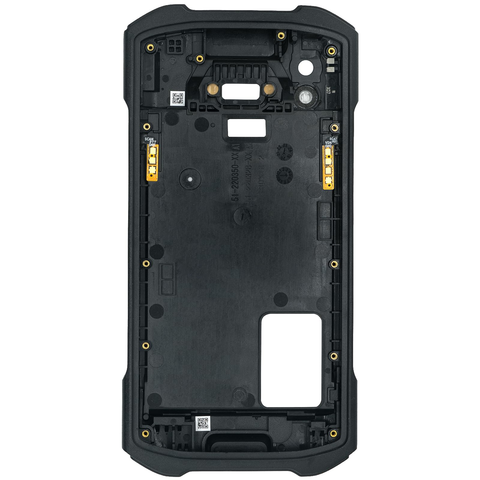 TC21 TC26 Back Cover Replacement for Zebra TC210K TC26AK TC26BK TC26CK TC26DK Handheld Barcode Scanner Mobile Computer, Rugged Case