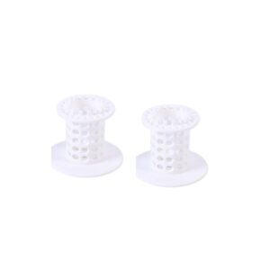 2pcs white tpr drain protector bathtub drain hair catcher for bathroom drains shower stall drain protector hair catcher bathroom sink and bathtub accessories,bathroom fixtures