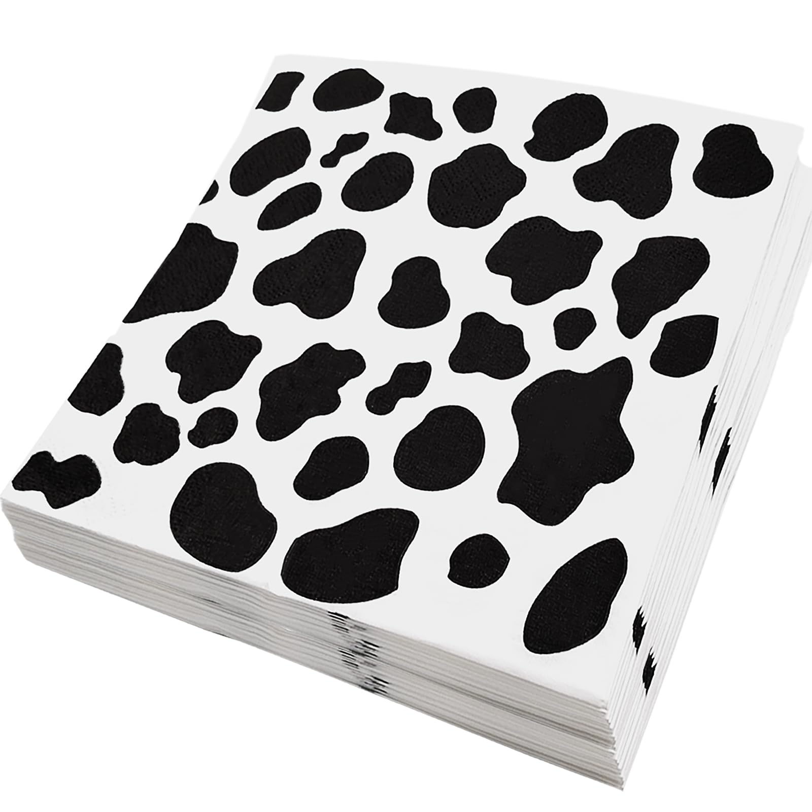 EaciTown Cow Print Napkins Cow Napkins for Party Paper Cowboy Napkins Farm Animal Party Napkins for Western Cowgirl Baby Shower Cow Themed Birthday Party Supplies