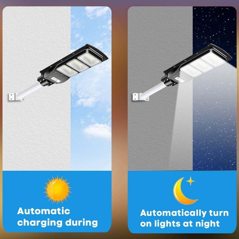 Homeandlighting 60w Solar Street Light, Homeandlighting 60w Solar Street Light 6000 Lumens By Home And Lighting, Home And Lighting Solar Lights Outdoor, Remote Control,4 Lighting Modes,Waterproof (1)