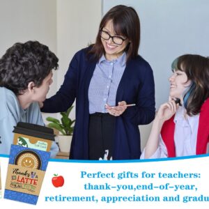 WhatSign Teacher Appreciation Gift Cards Holder Thank You Teacher Coffee Gift Card Holders Best Teacher Gifts Cards End of Year Gifts for Teacher Retirement Teacher Appreciation Week Coffee Gift Cards