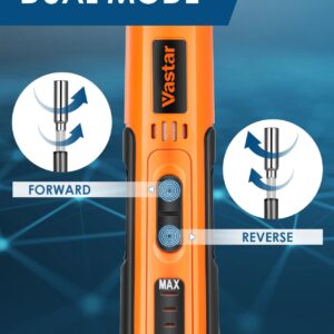 Vastar 4.2V Electric Screwdriver Kit, 4 Torque Settings, 49 in 1 Cordless Rechargeable Screwdriver with LED Light, 35 CRV Steel Screwdriver Bits, 8 Sockets, Magnetic Hex Chuck, Bit Holders