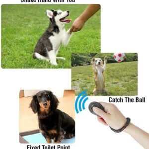 Black Clicker Easy to Use with Button Dog Training Accessories Agility Equipment,Training and Behavior Aids,Dogs