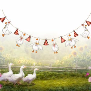 Goose Party Decorations,Duck Banner,Farm Animal Themed Party Decorations,Goose Party,DIY Party Essentials - Set of 25