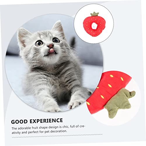 Kisangel 5pcs Cat Collar -bite Collar Donut Decor Cat Calming Collar After Surgery Cat Neck Collars Recovery Dog Collar Cat After-Surgery Collar Pet Red Portable Lint